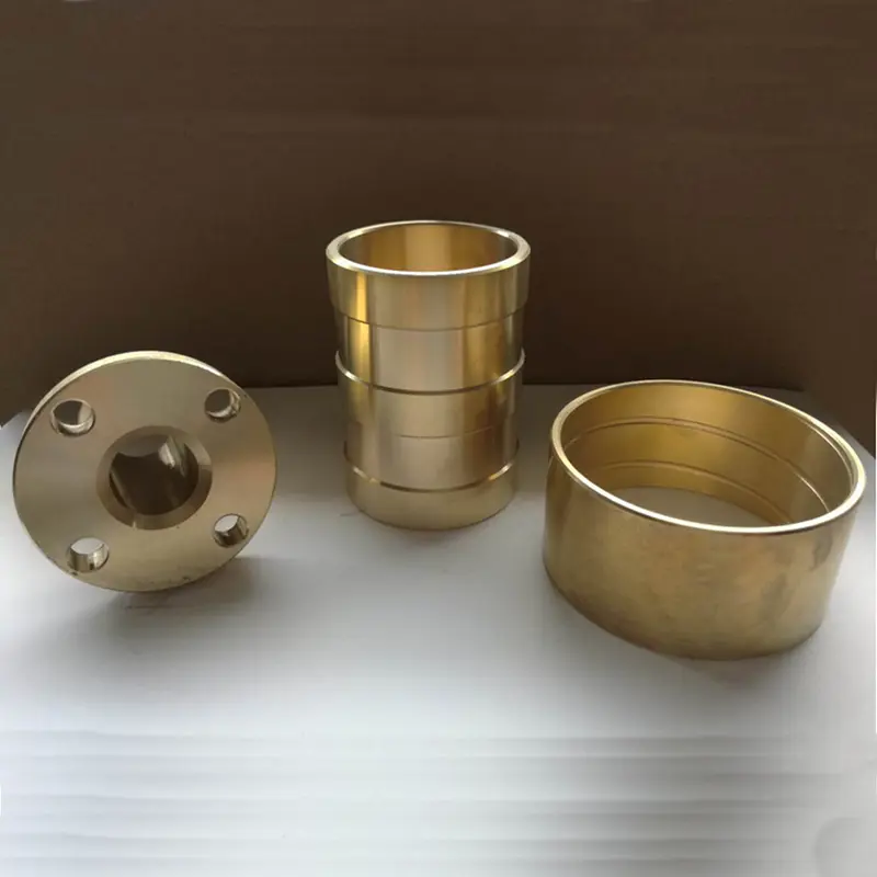 2 Precision Flanged Brass Bushing