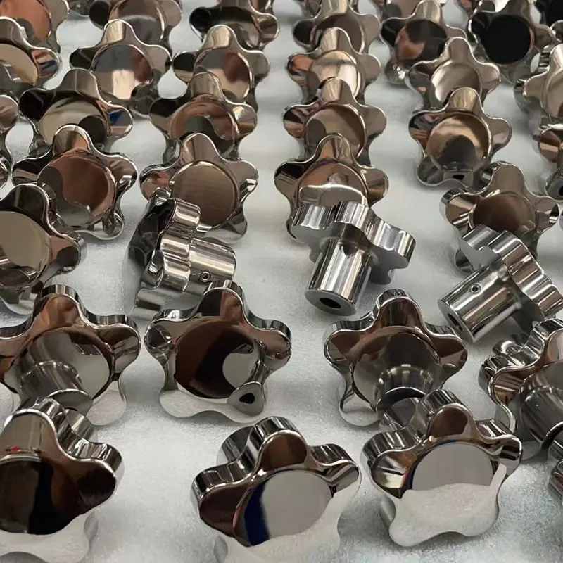 3 Stainless Steel Clamping Star Knobs