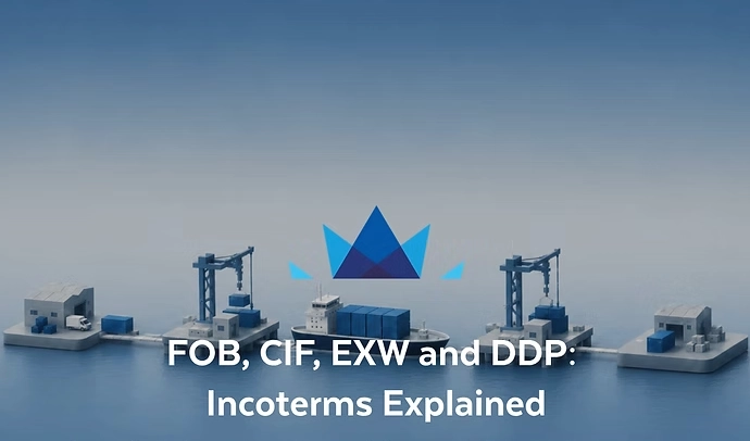 What Is The Difference Between Exw Fob Cif Ddp